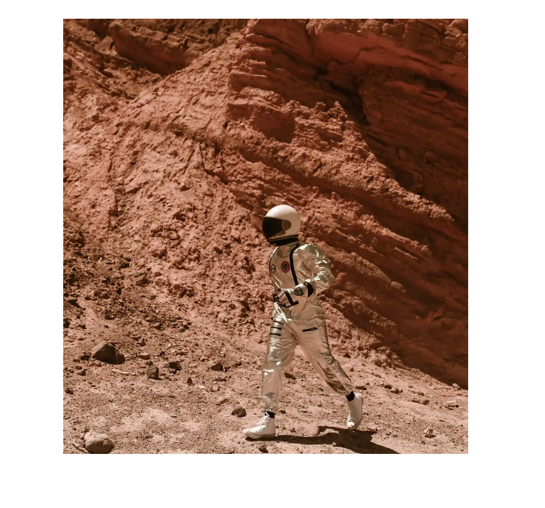 Astronaut on Mars